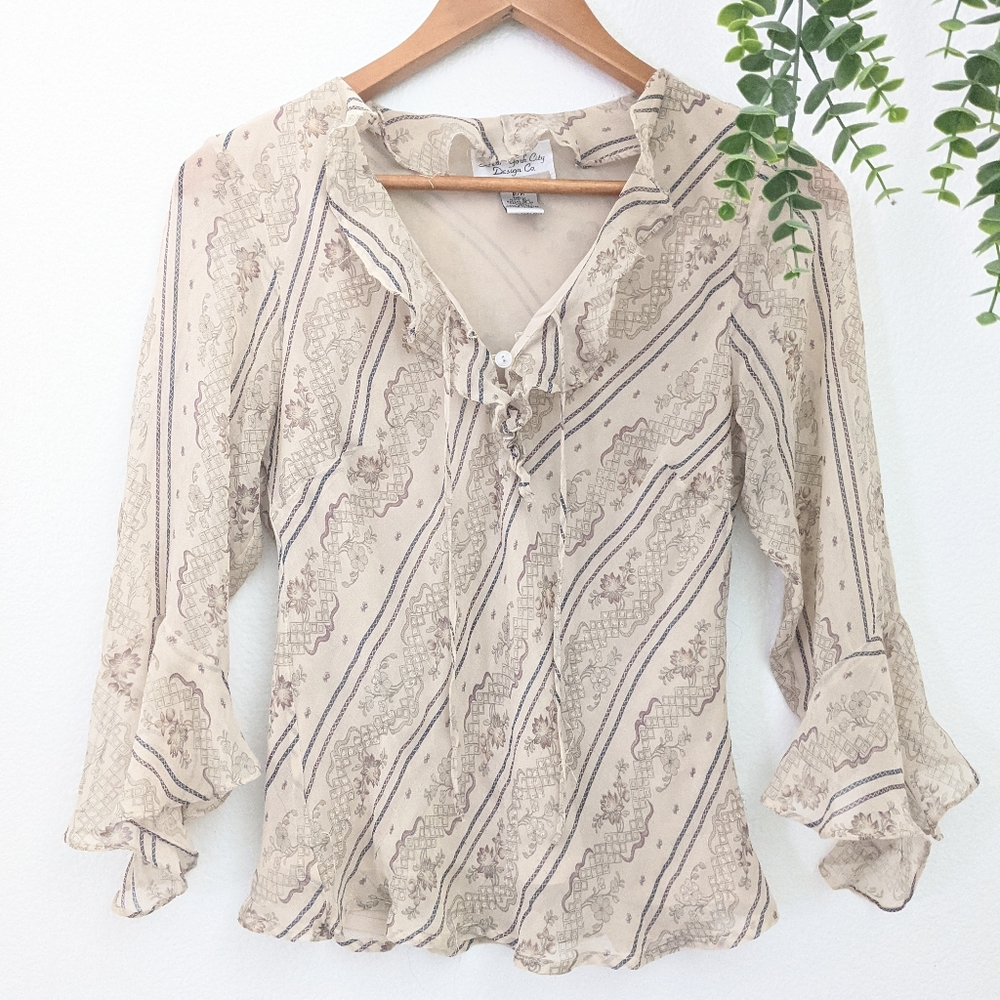 Vintage bohemian top